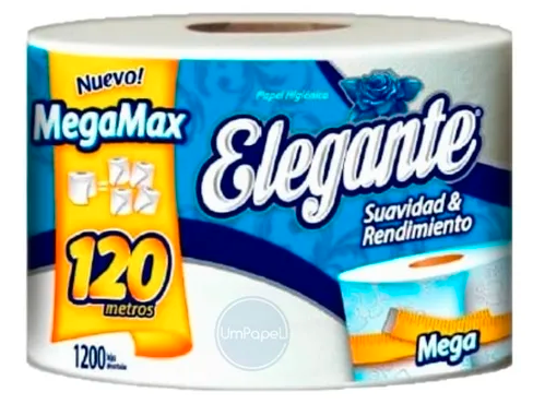 ROLLO HIGIENICO SH. ELEGANTE 1 X 120 MTS (COD:902)